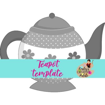 Teapot Door Hanger Template (Downloadable)