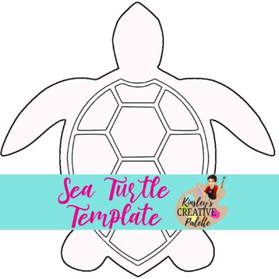 Sea Turtle Door Hanger Template (Downloadable)