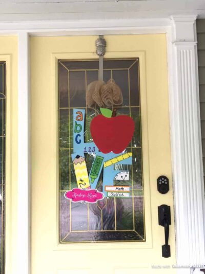 School Love Door Hanger Template (Downloadable)