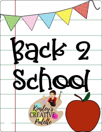 Back To School Notebook Door Hanger Template (Downloadable)