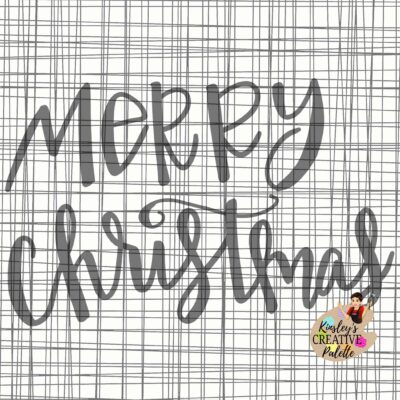 Merry Christmas TRACEABLE Lettering Template