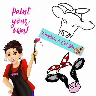 Cow Paint your own