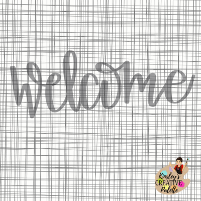 Welcome TRACEABLE Lettering Template