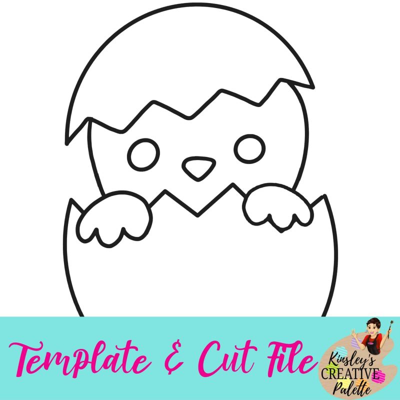Boy Chick Template and Cut File