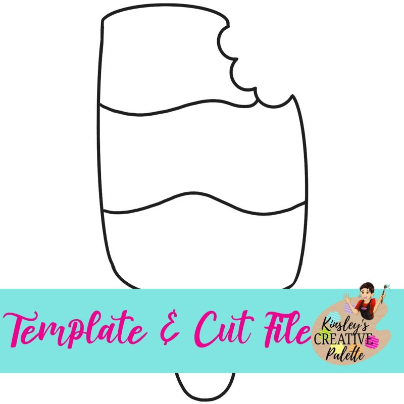 Popsicle Template and Cut File
