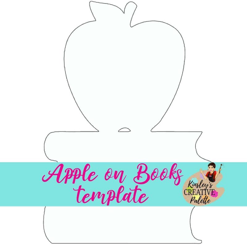 apple on books template preview