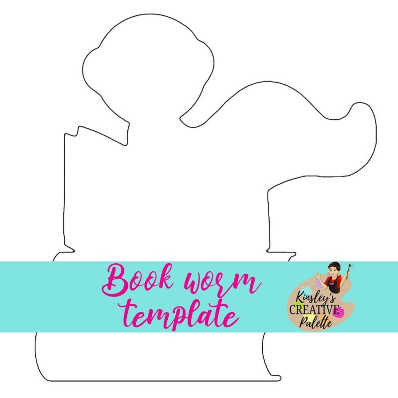 book worm template preview