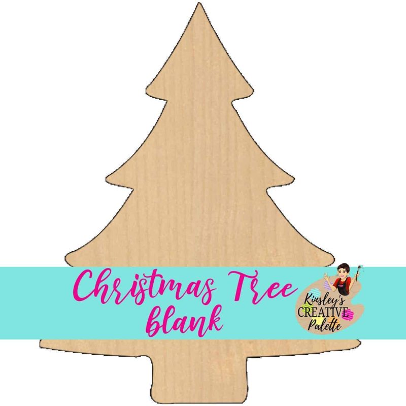 christmas tree blank preview