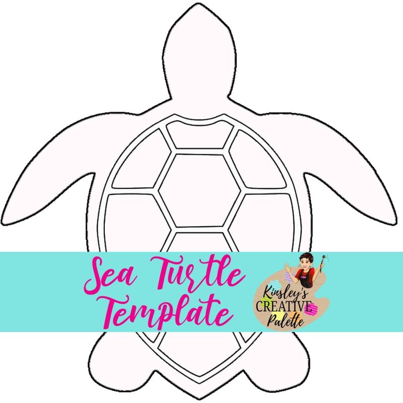 sea turtle template