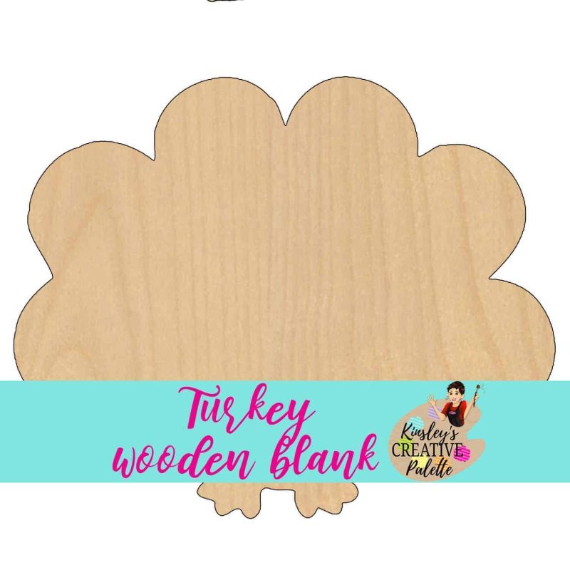 turkey wooden blank